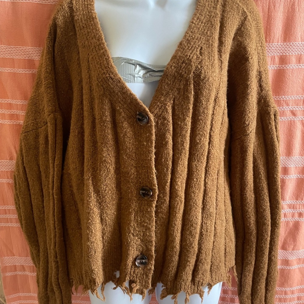 ARULA Warm Brown Women's Cardigan